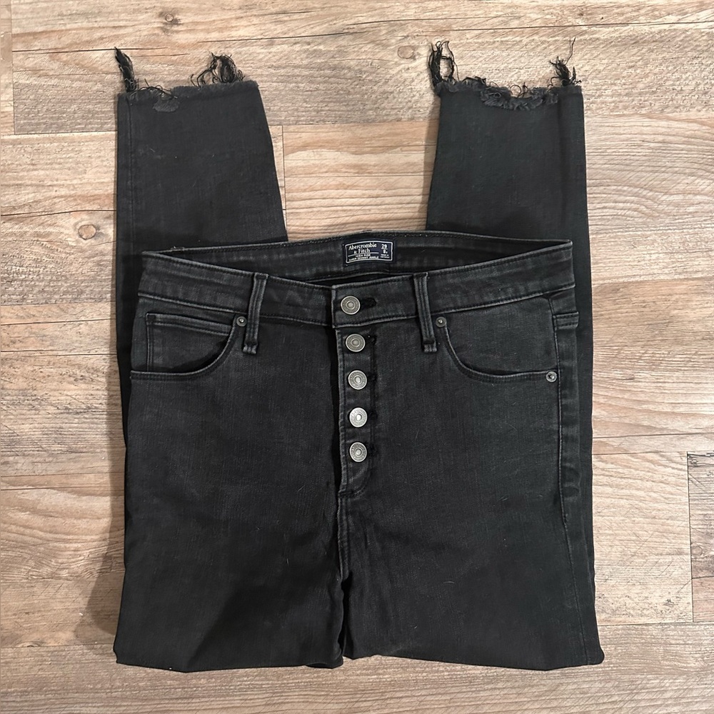 Abercrombie High Rise Super Skinny Ankle Jeans